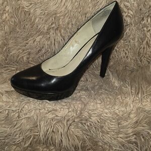 Nine West Black Patent Leather Stiletto Heels